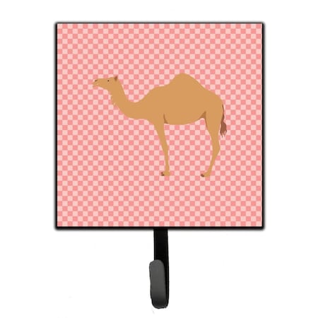 Micasa Arabian Camel Dromedary Pink Check Leash or Key Holder MI234114